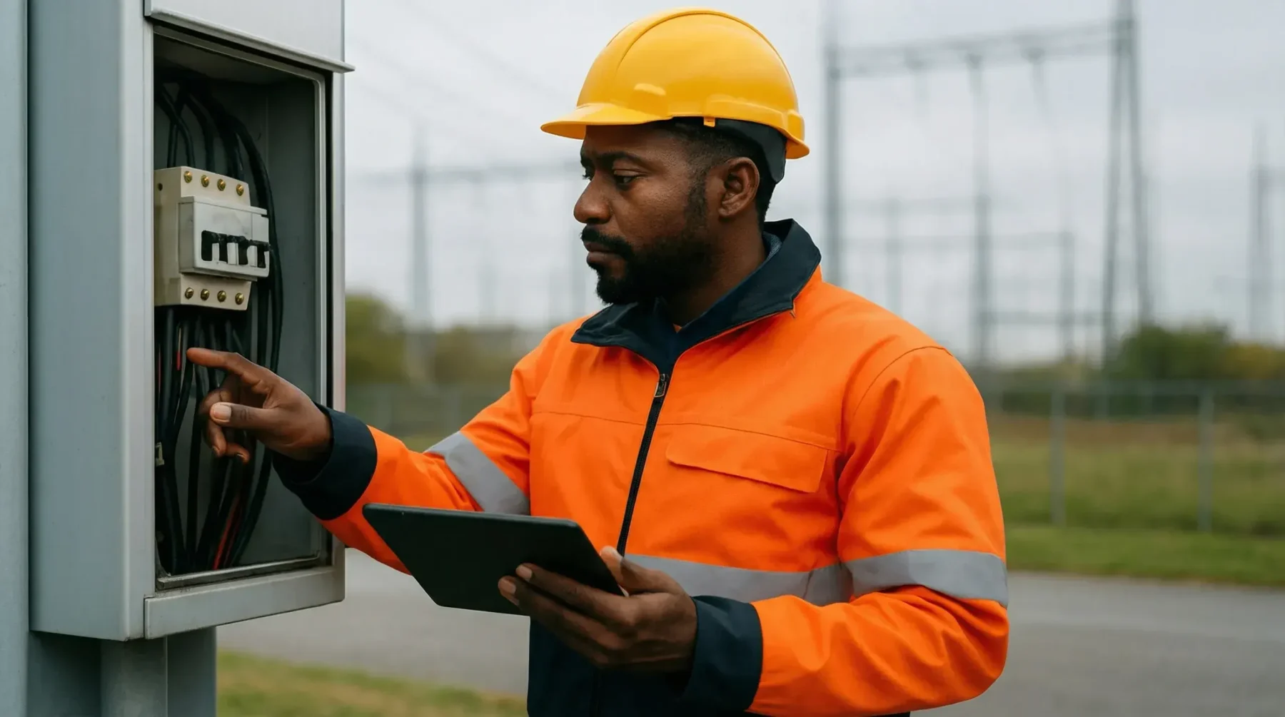 Energiemaatschappij monteur installatie