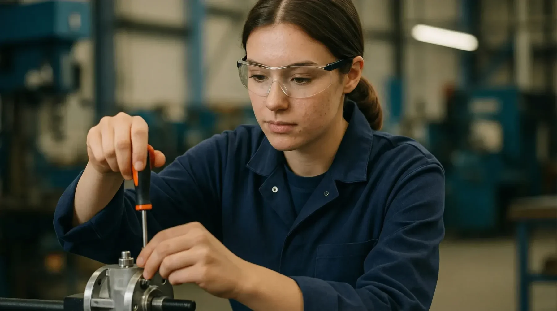 Medewerker maakindustrie dagelijks werk