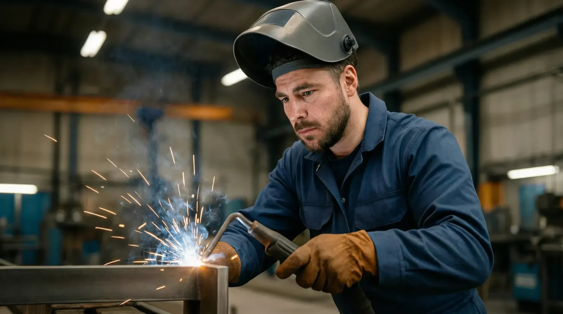 Metaalindustrie productie werkvloer